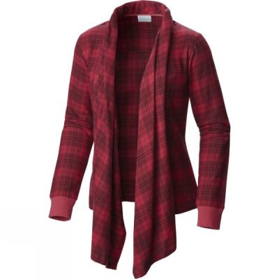 Camisa Columbia Simply Put Flannel Wrap Mujer Rojas Oscuro - Chile GNM509876